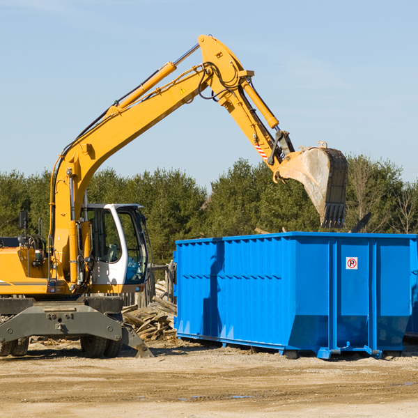 what happens if the residential dumpster is damaged or stolen during rental in Melvin